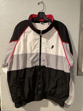 Prince Sportswear Multicolor Jacket Mens Size Large Lightweight Athletic